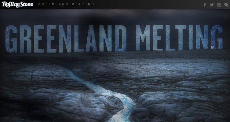 Rolling Stone: Greenland Melting