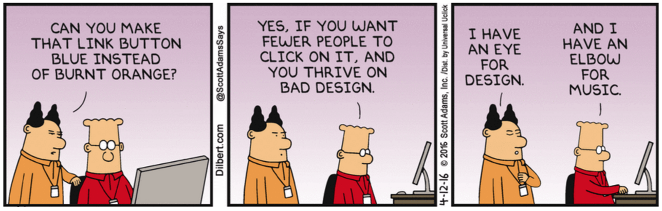 Dilbert on design