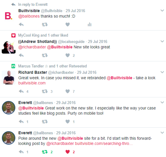 Agency Rebrand: PostRebrandTweets
