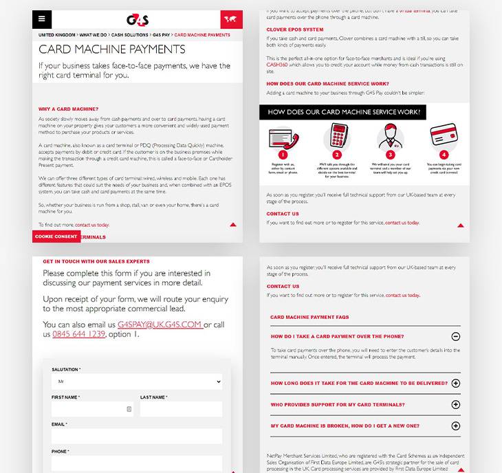 G4S Pay page revamp