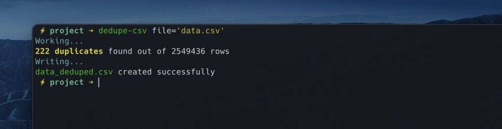 Dedupe-csv | Remove Duplicates From CSV With Command-Line | Builtvisible
